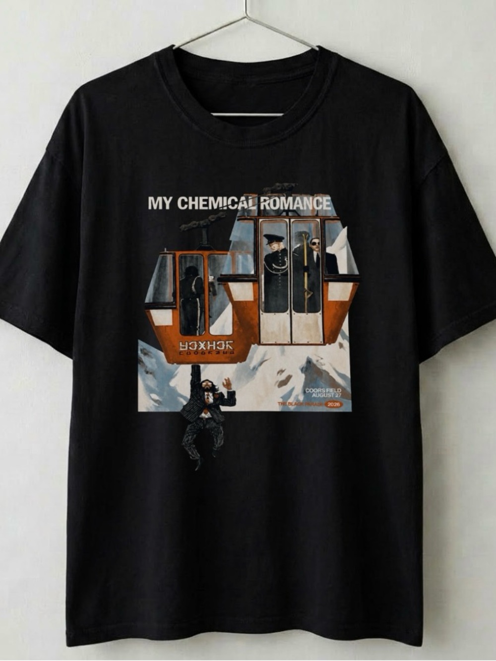 My Chemical Romance Denver Exclusive Cable Car The Black Parade Concert Tee